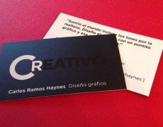 Impresión de tarjetas de visita con barniz UVI